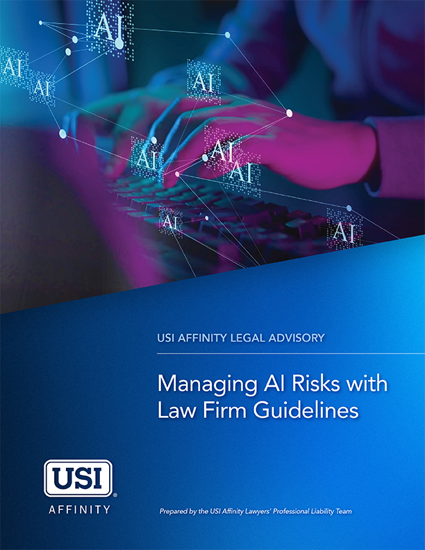 USI Affinity Legal Advisory_Managing AI Risk_Cover Page-1